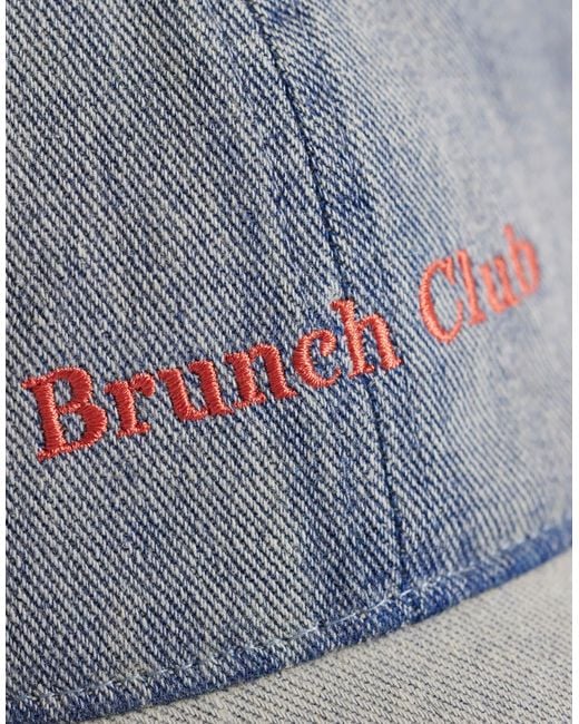 Accessorize Blue Brunch Club Cap
