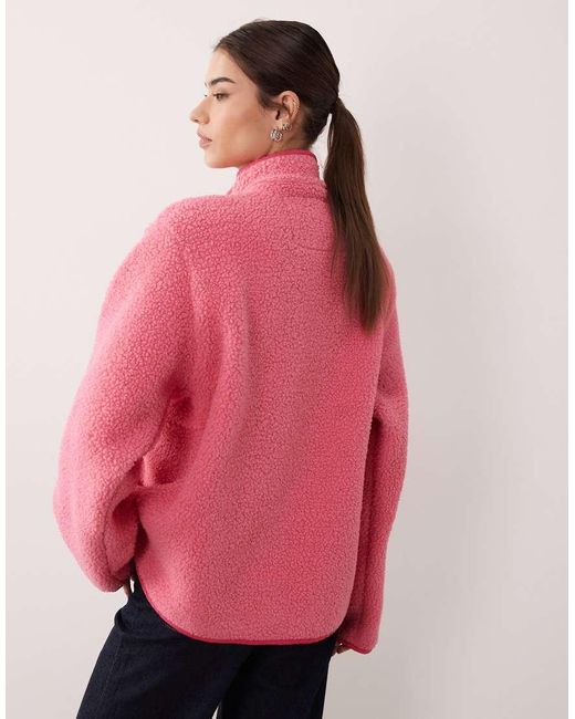 JJXX Pink Teddy Jacket