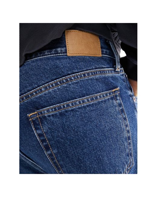 Weekday – barrel – locker geschnittene jeans in Blue für Herren