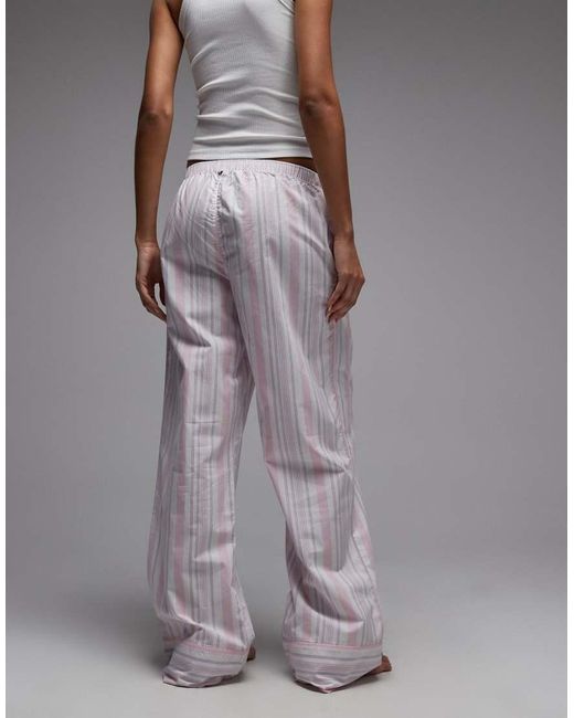 Tommy Hilfiger Gray Heritage Poplin Pyjama Bottoms