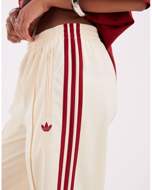 Adidas Originals White Firebird Loose Track Pants