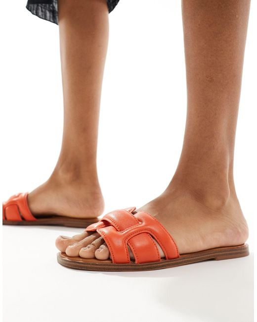 ALDO White Elanaa Padded Flat Sandals