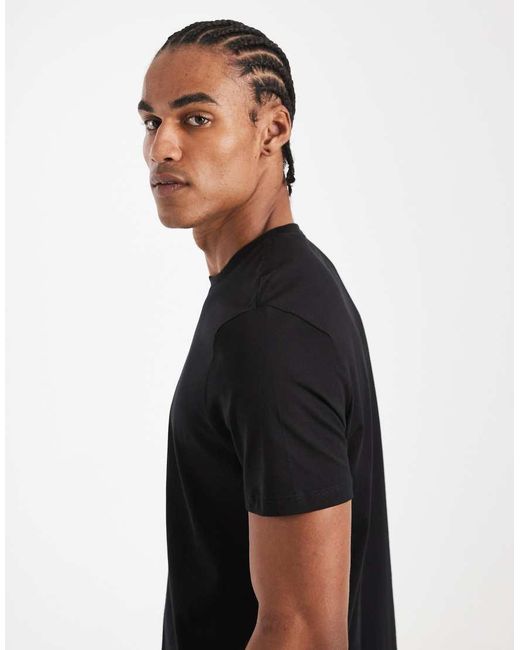 New Look Black Regular T-shirt for men