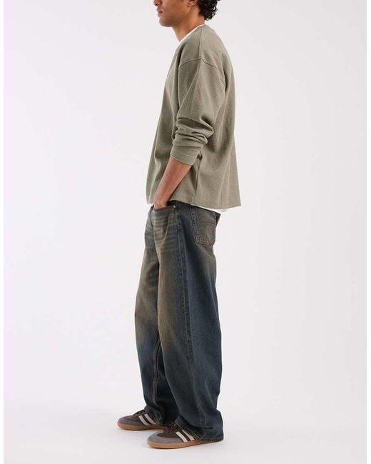ASOS Natural baggy Jeans for men