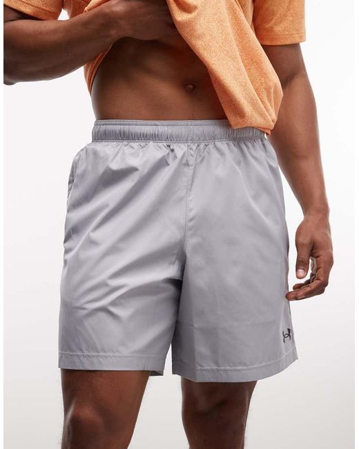 Under Armour White Tech Woven 7-inch Shorts for men