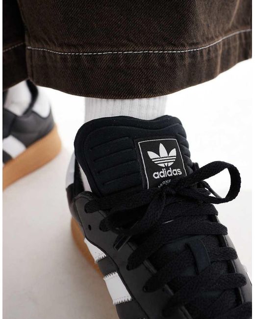 Adidas Originals Blue Samba Xlg Trainers