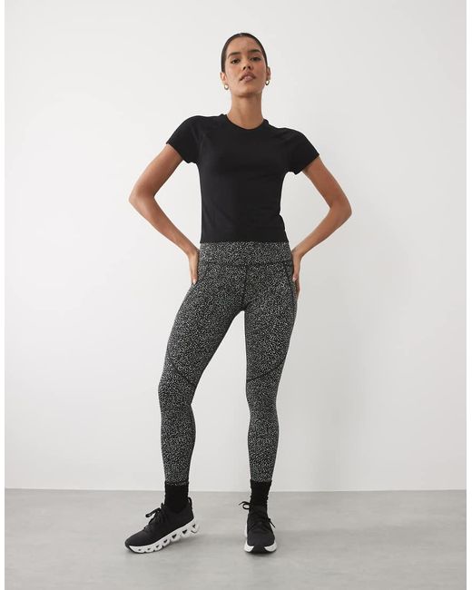 Sweaty Betty Black Athlete Crop Seamless Workout T-Shirt