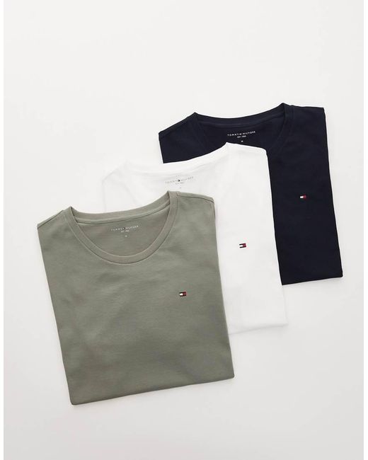 Tommy Hilfiger Blue 3 Pack T-shirts for men