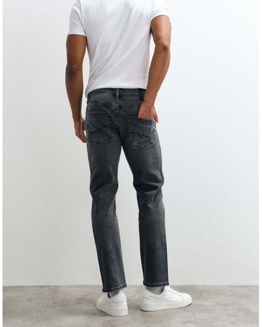 Jack & Jones Black Clark Regular Jeans for men