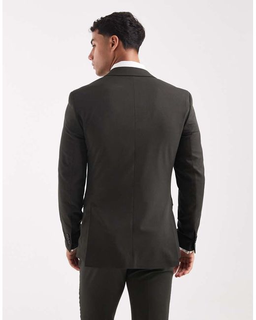 Jack & Jones Gray Super Slim Suit Jacket for men