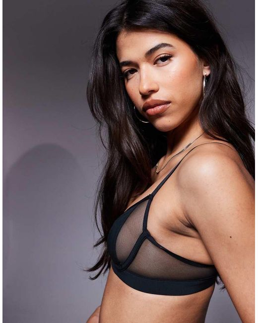Bluebella Gray Orla Sheer Mesh Wired Bra