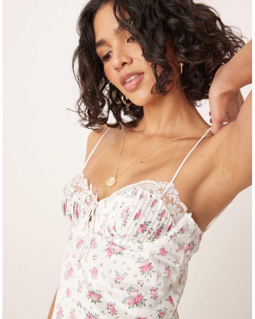 For Love & Lemons White – thats amore – geblümtes schlaf-camisole