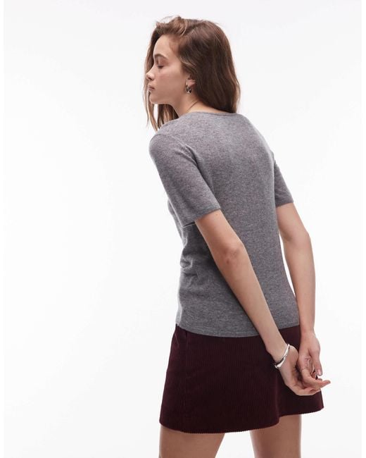 ARKET Purple Fine Knit Top