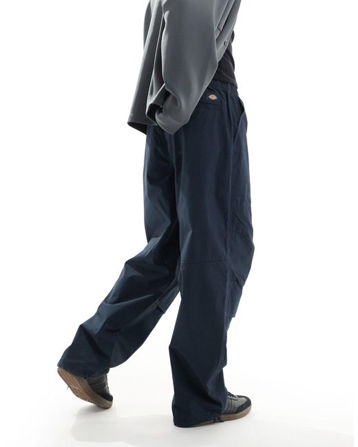 Dickies Blue Fisherville Parachute Trousers for men
