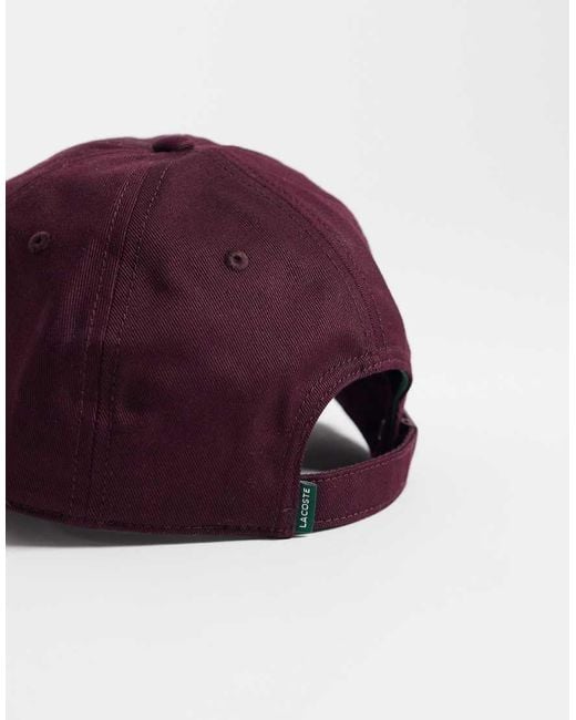 Lacoste Purple Essential Logo Cap for men
