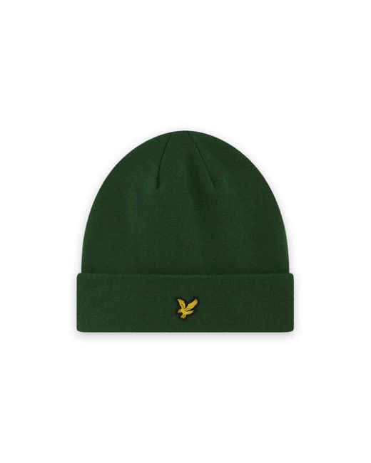 Lyle & Scott Headwear basic-beanie in Green für Herren