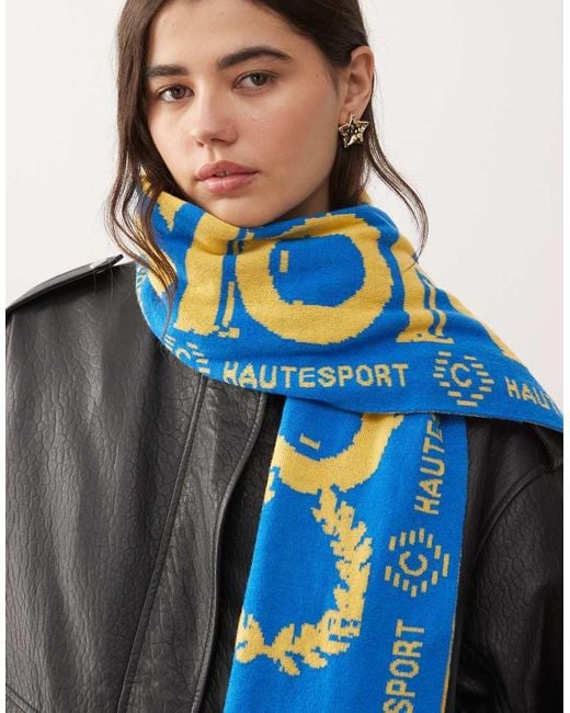Collusion Blue Branded Football Scarf