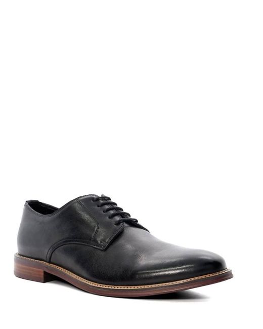 Dune Black Wide Fit Stanley Brogues for men