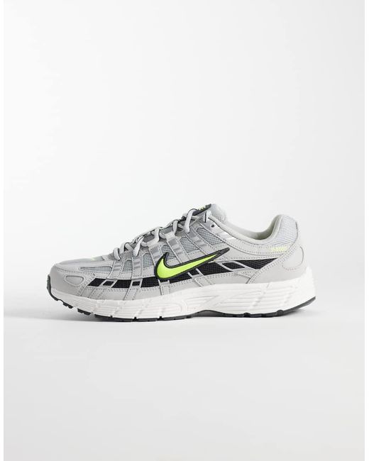 Nike White P-6000 Trainers for men