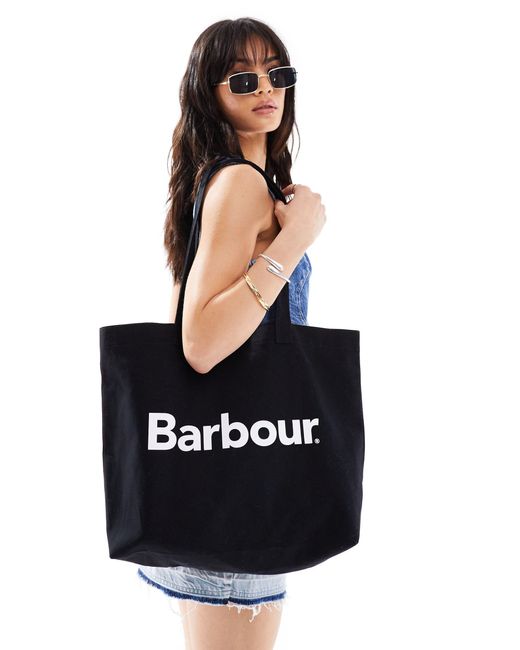 Barbour Black X Asos Tote Bag