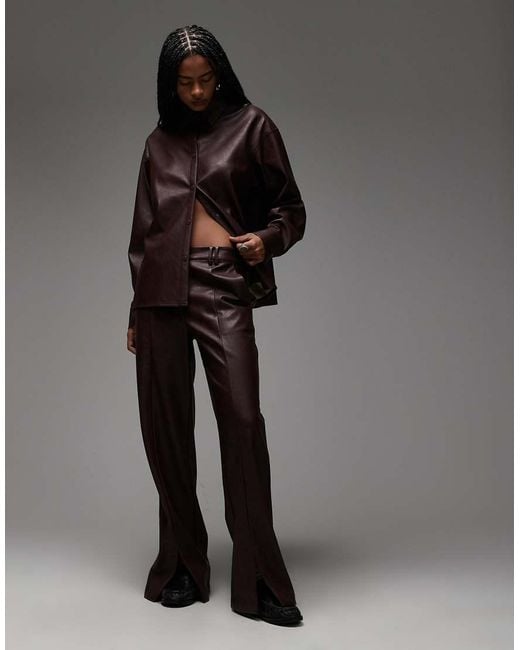 Pantaloni Dritti di ASOS in Gray