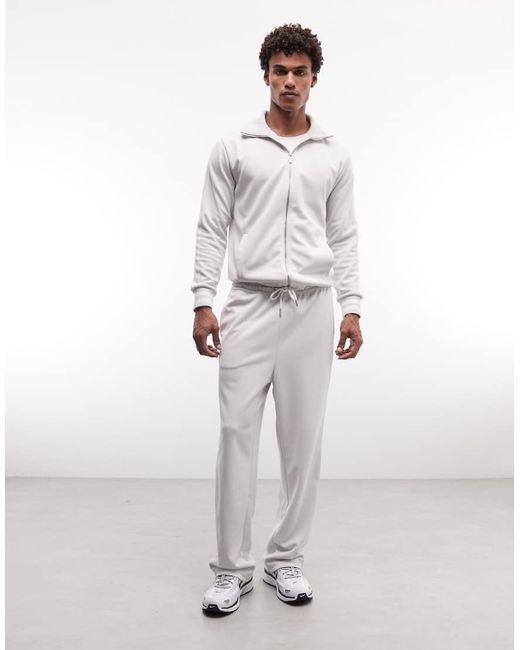 PEGADOR White Viro Wide Trackpants for men