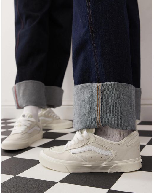 Vans Black Rowley Classic Suede Trainers