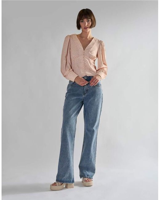Glamorous Blue Long Sleeves Tops