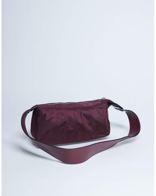 TOPSHOP Purple Kylie Nylon Cross Body Bag With Contrast Strap