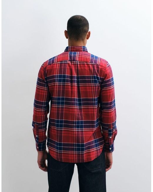 Tommy Hilfiger Red Flannel Shirt for men