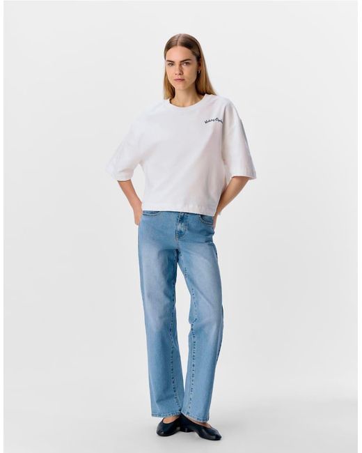 Camiseta De Object de color White