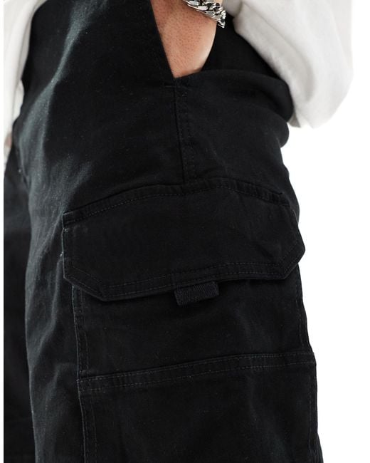 Pantalones cortos cargo s ADPT de hombre de color Black