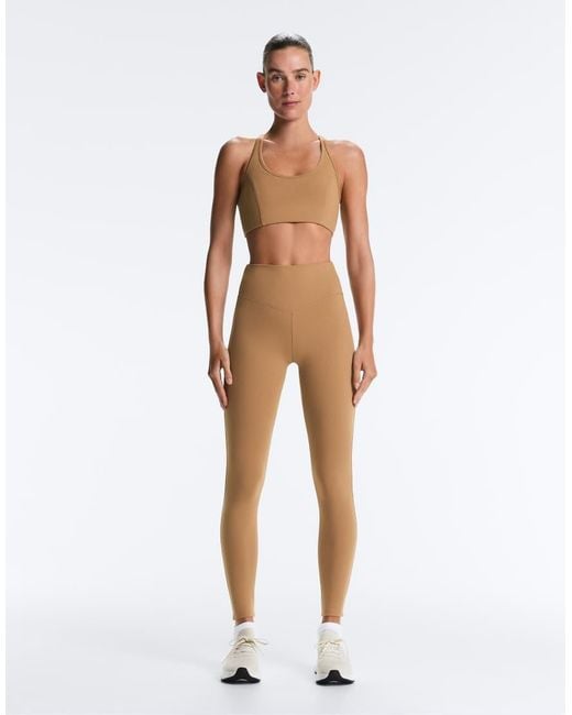 Oysho Brown Evermove Medium-Support Sports Bra