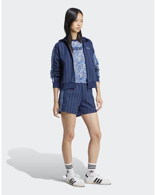 Adidas Originals Blue X Liberty London Tonal Sprinter Shorts