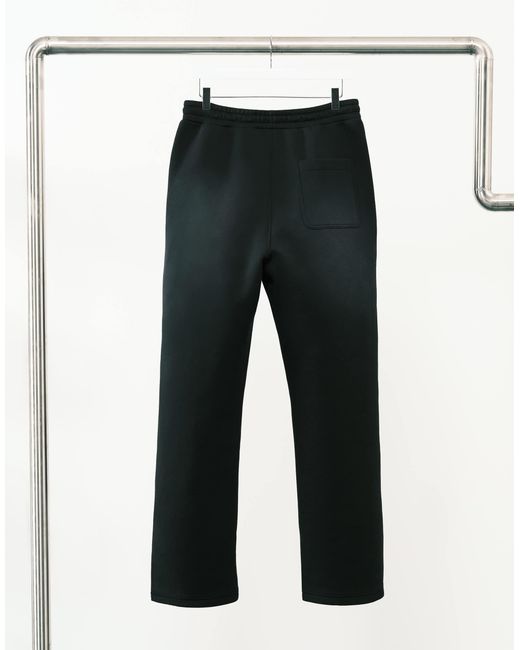 Weekday Black Scuba-style Fabric Sweatpants for men