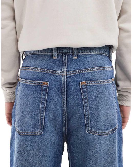 Collusion Blue X001 Antifit Mid Rise Jean for men