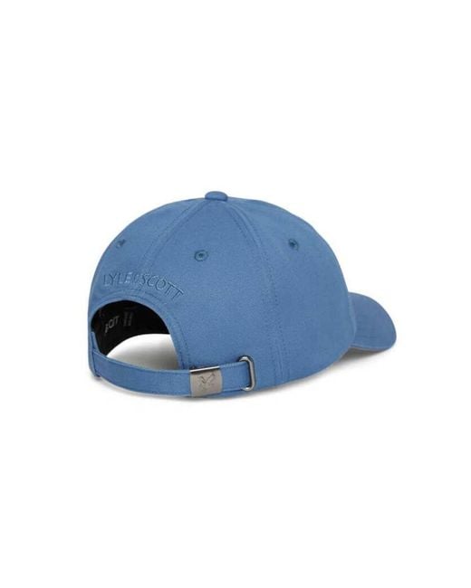 Lyle & Scott Blue Headwear Baseball Cap for men