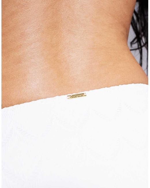 Boux Avenue Gray Broderie Brazilian Bikini Bottom
