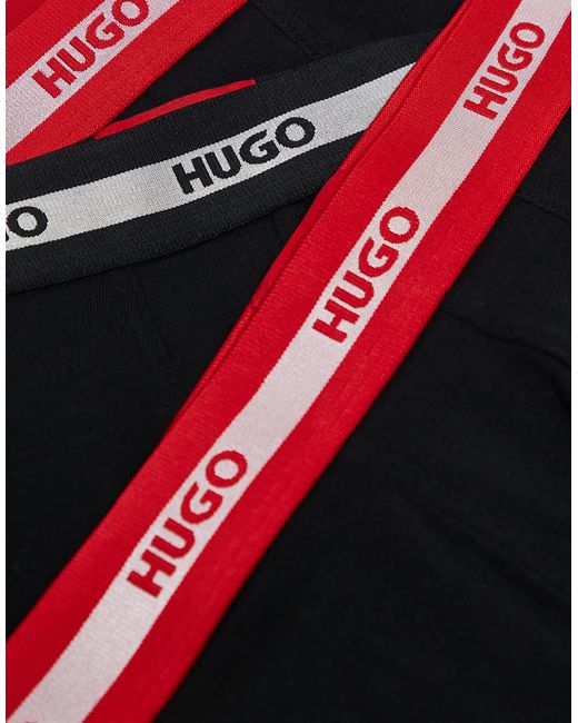 Boss Hugo – bodywear – 3er-pack boxershorts in Black für Herren