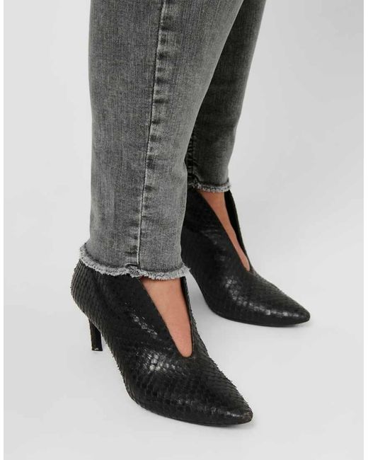 Vaqueros Grises De Corte Pitillo De ONLY de color Gray