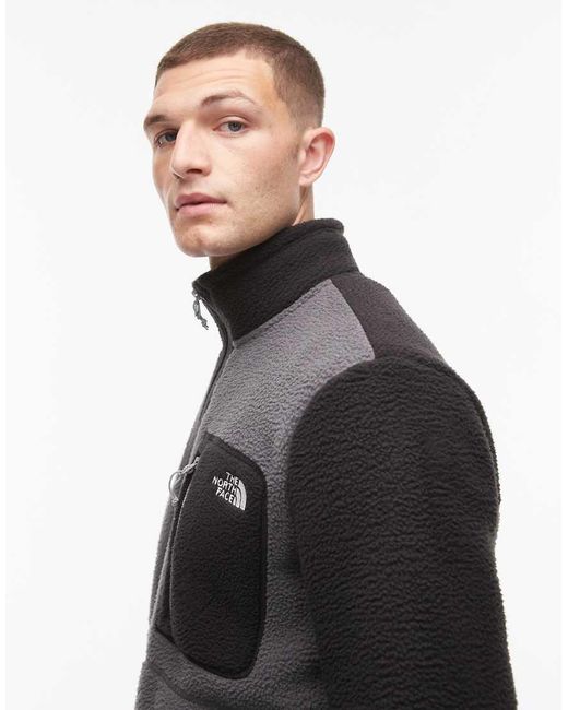 The North Face Black Yumiori Full Zip Colourblock Fleece for men