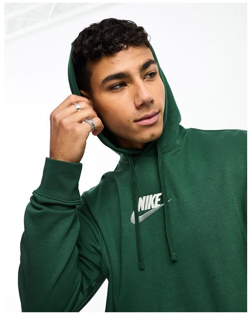 Club - sweat à capuche en polaire Nike pour homme en coloris Vert | Lyst