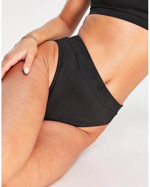 Nike Black Nike Essentials High Waist Bikini Bottoms