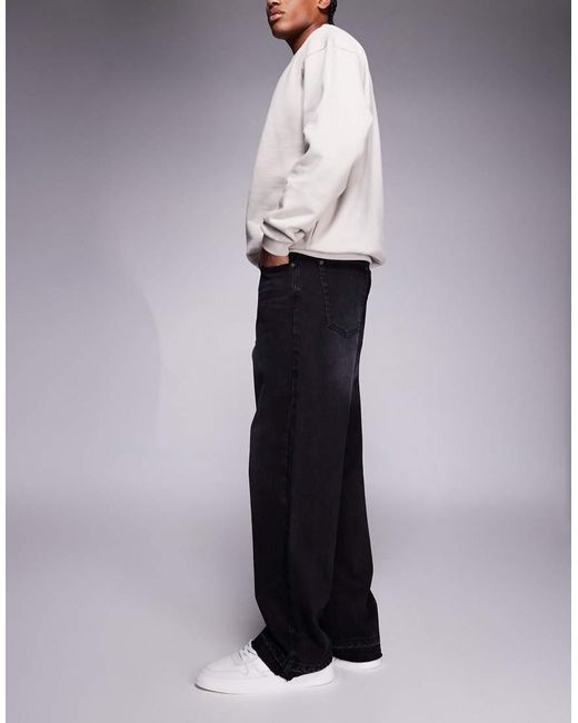 Good For Nothing Gray Baggy Fit Denim Jeans for men