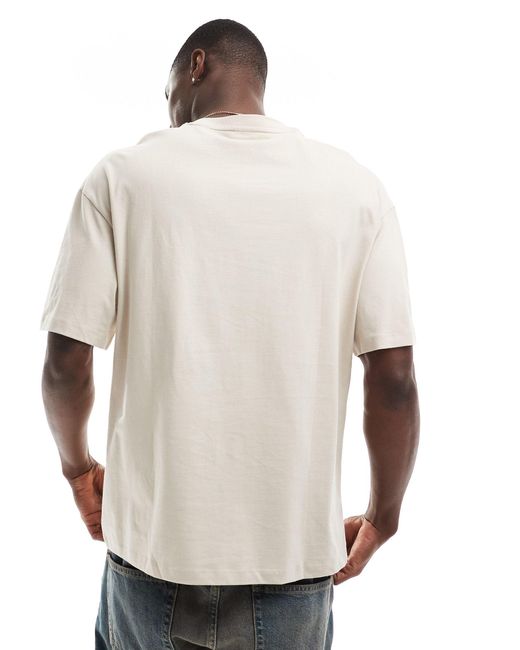Jack & Jones Natural Oversized Nylon Pocket T-shirt for men