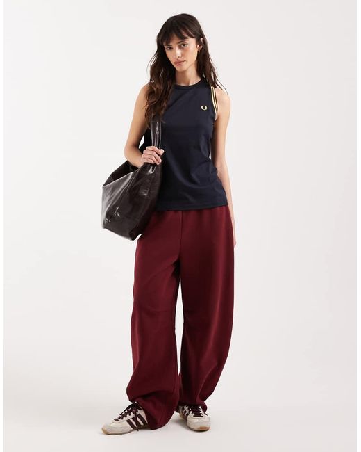 Fred Perry Blue Tipped Logo Tank Top
