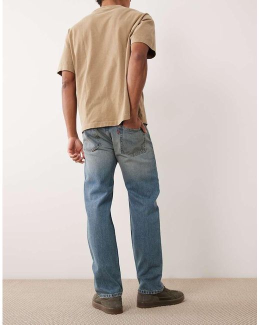 Levi's Natural 555 Relaxed Straight Jeans for men