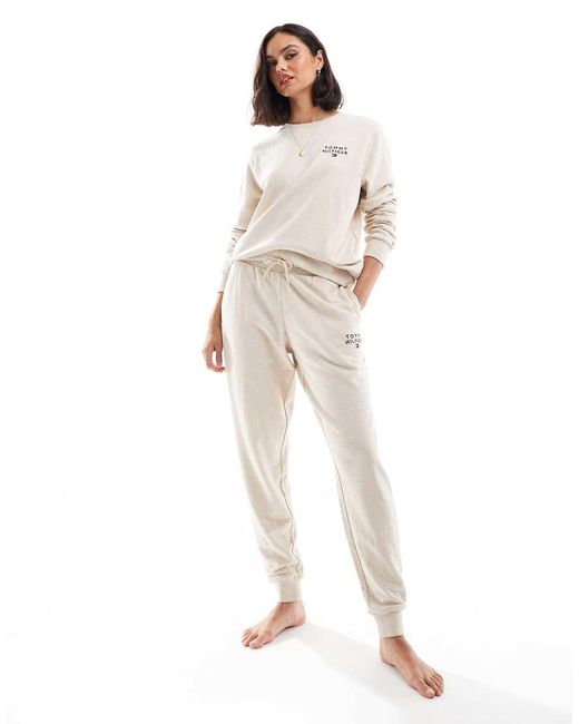 Tommy Hilfiger Lounge-Joggingbroek Met Logo in het White