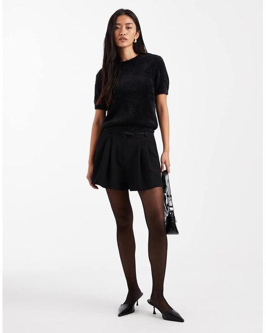 ASOS Black Occasion Tux A-Line Shorts