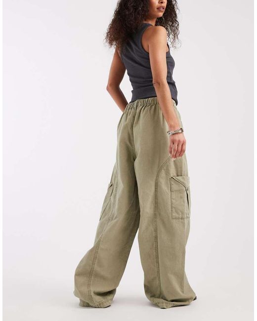BRONZE SNAKE Natural Annie Cargo Pants